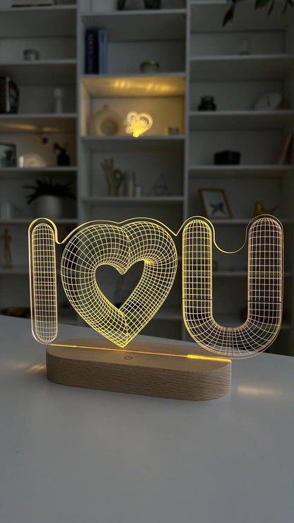 I Love You Night Light