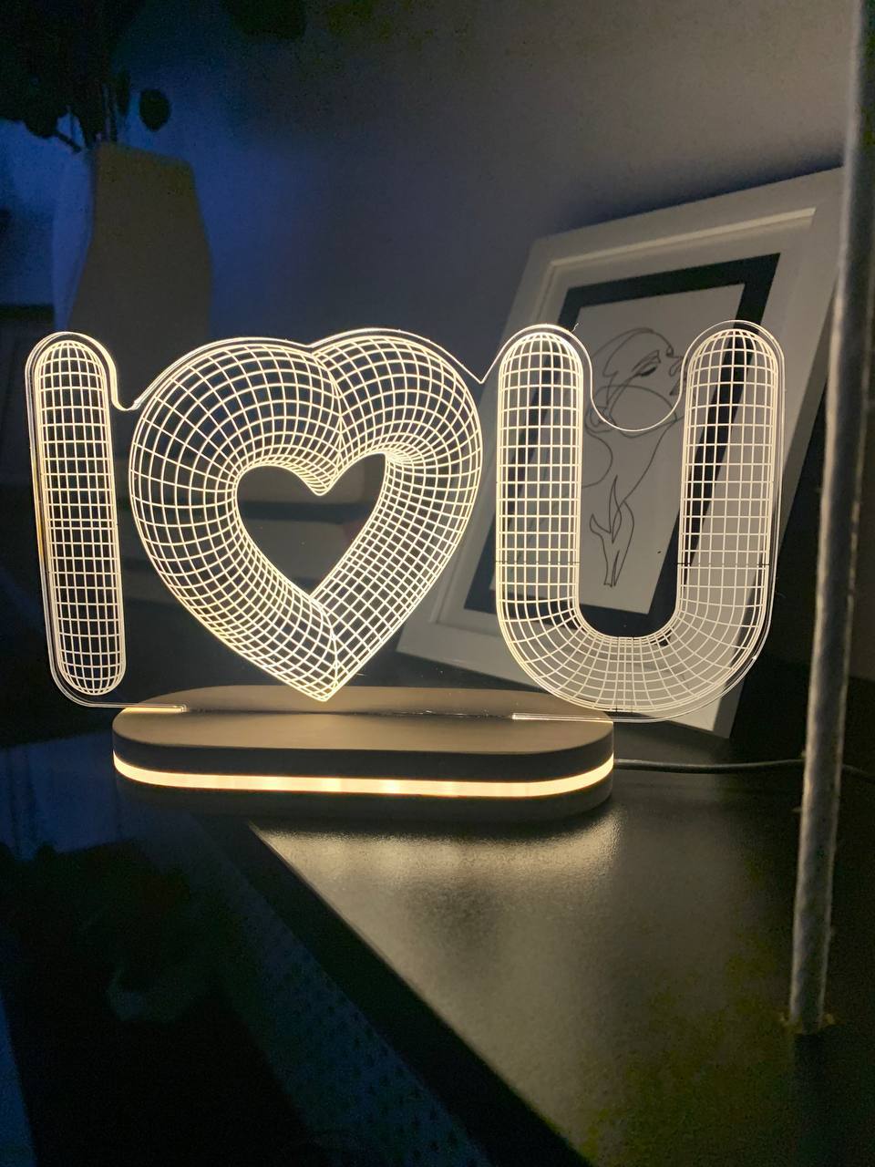 I Love You Night Light